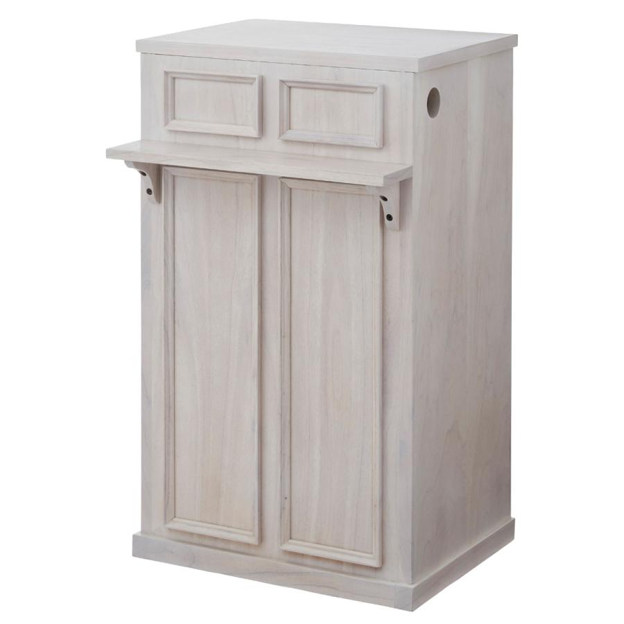 東谷 カウンター 天然木 背面収納 引出し付 幅60cm （ 間仕切り