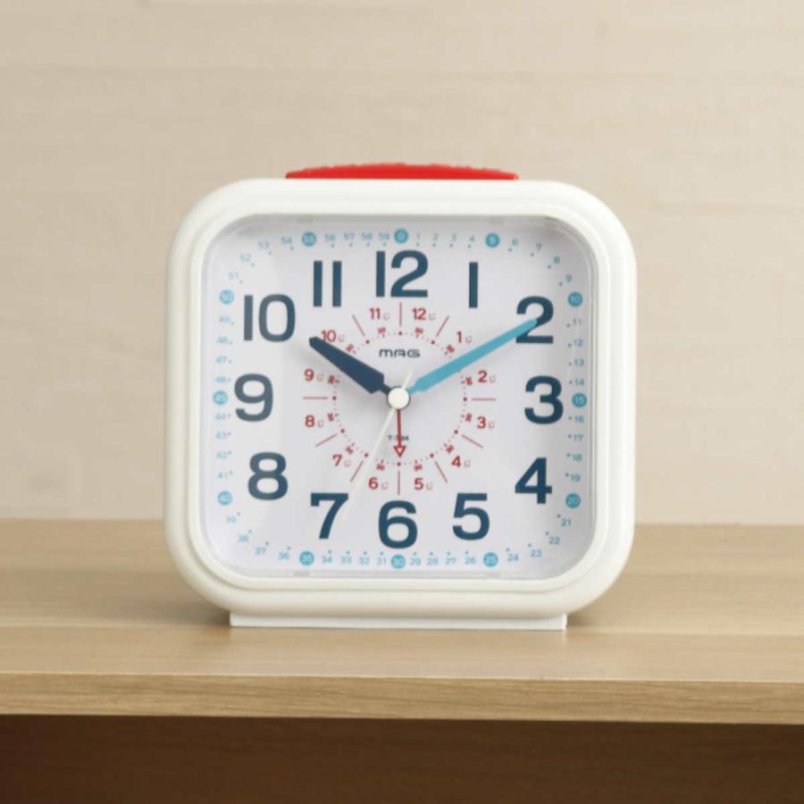 ノア精密 目覚まし時計 MAG 知育目覚まし時計 おきてよ〜める （ 時計