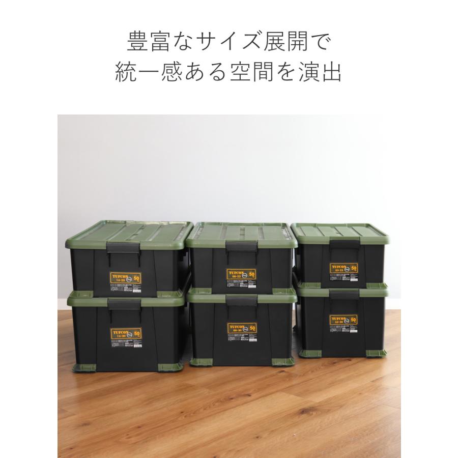 SANKA 収納ボックス Nタフコンプラス ATCP-74-23 フタ付き 幅44×奥行74