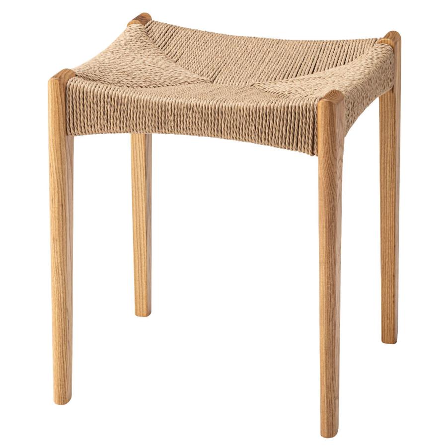 ペーパーコードスツール　天然木 楽天市場】ペーパーコード スツール 木製スツール 椅子 いす デスク