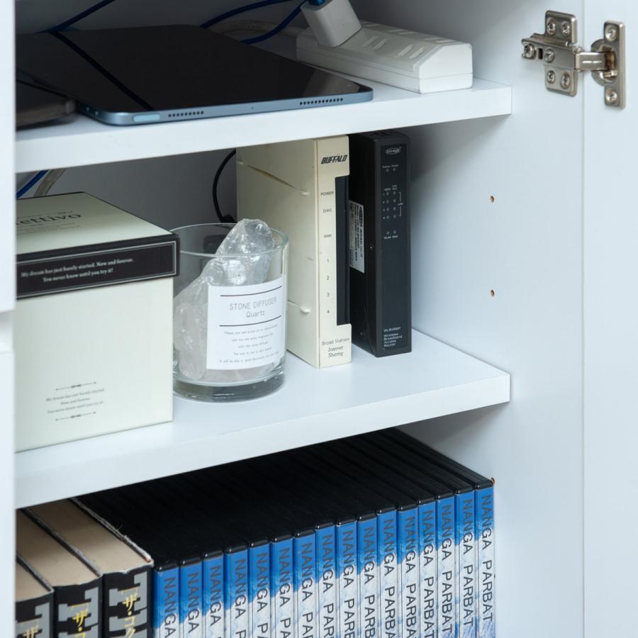 キャビネット 引出し3段 脚付 フレンチシャビー調 幅120cm （ 収納棚