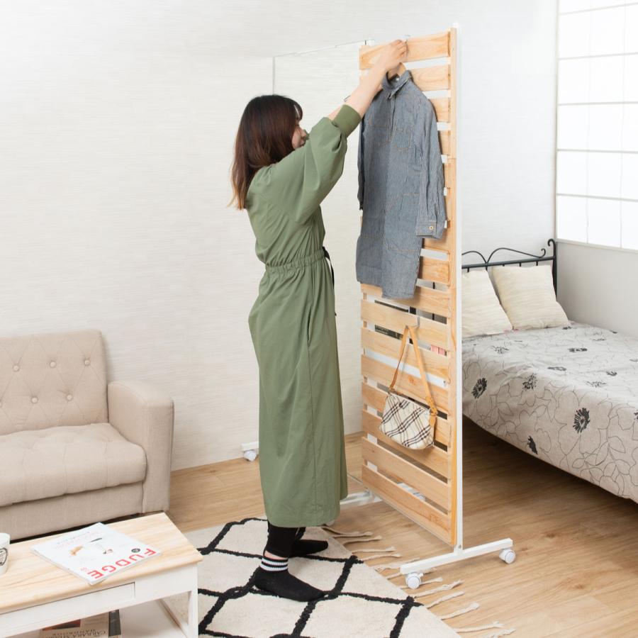 パーテーション ひのきのキャスター付きパーテーション 幅60cm