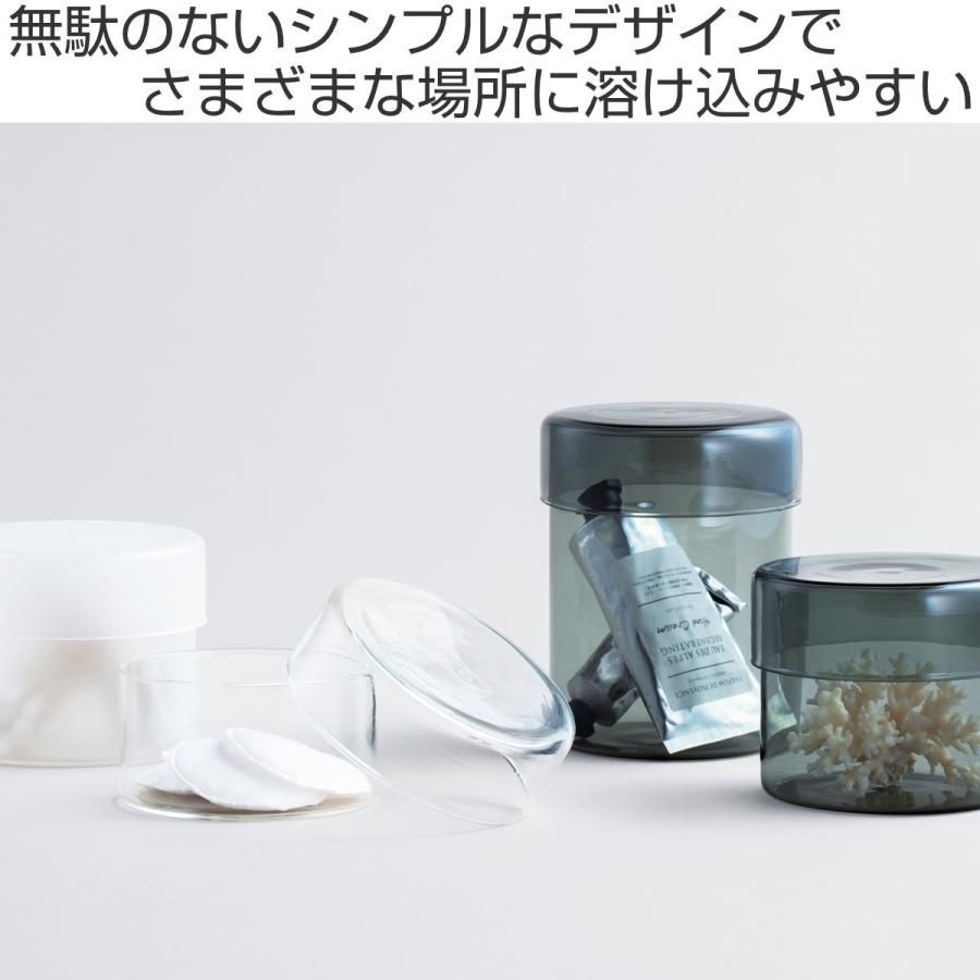 キントー 保存容器 300ml SCHALE ガラスケース 100×55mm クリア （ KINTO 耐熱ガラス ガラス 食洗機対応 電子レンジ対応 キャニスター 小物入れ ）｜colorfulbox｜02