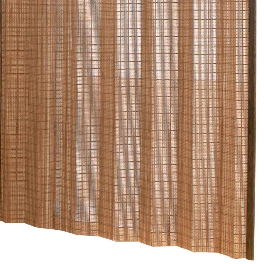 天然素材 カーテン 竹 スモークドバンブーカーテン 幅100×丈135cm