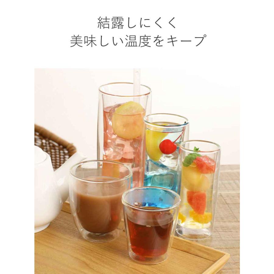 カップ 250ml DOWBLE WALL ダブルウォール 耐熱ガラス （ 電子レンジ対応 グラス コップ デザートカップ アミューズカップ ）｜colorfulbox｜09