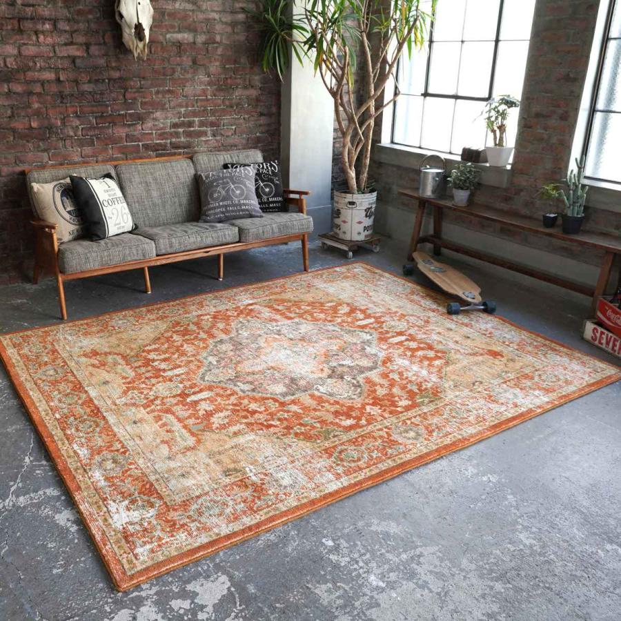 ERARE（エラーレ） ラグ マイクロファイバー 幾何学デザイン 200×250cm