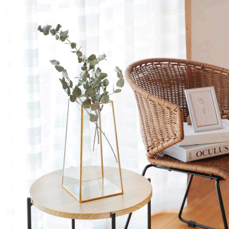 花瓶 フレームベース M （ 花びん 花器 フラワーベース ガラス 硝子