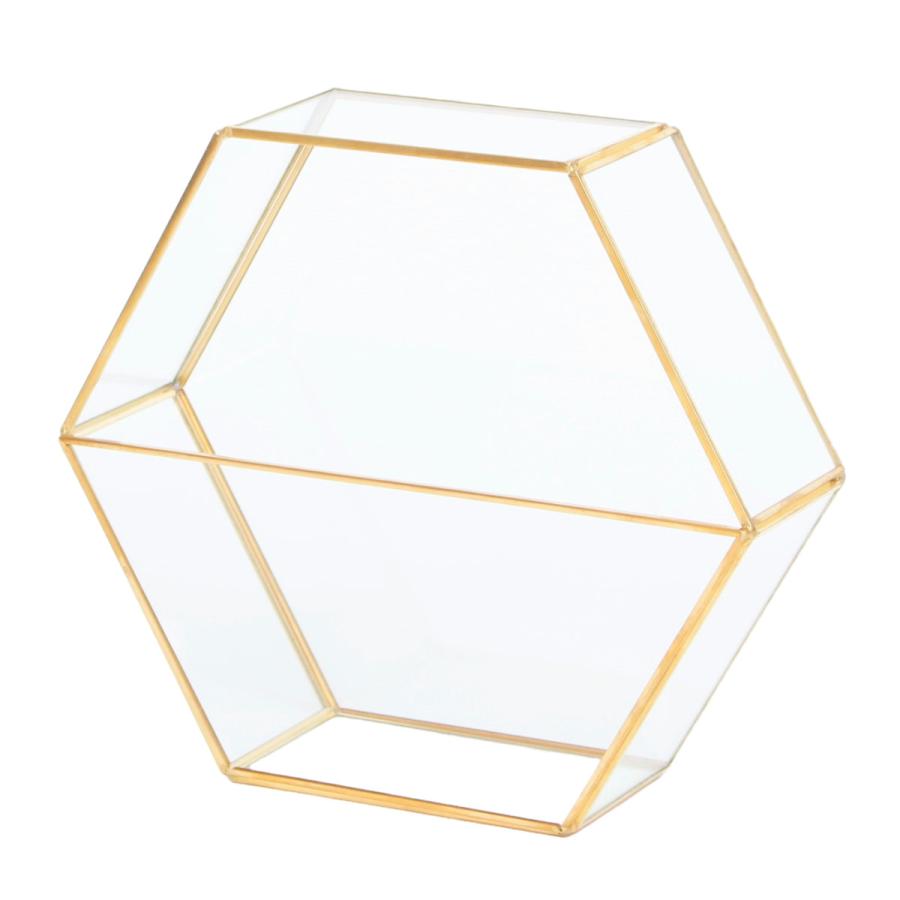 （貴重）Baccarat 花瓶　ベース　六角形　ヘキサゴン　ブートンドール USED】Baccarat 花瓶 ベース 六角形 ヘキサゴン ブートンドール USED