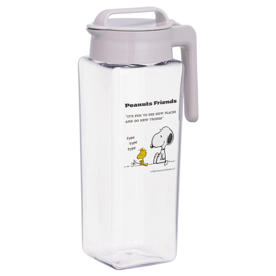 ピッチャー 2.1L スヌーピー K-1298 横置き 縦置き 耐熱 日本製 （ 冷