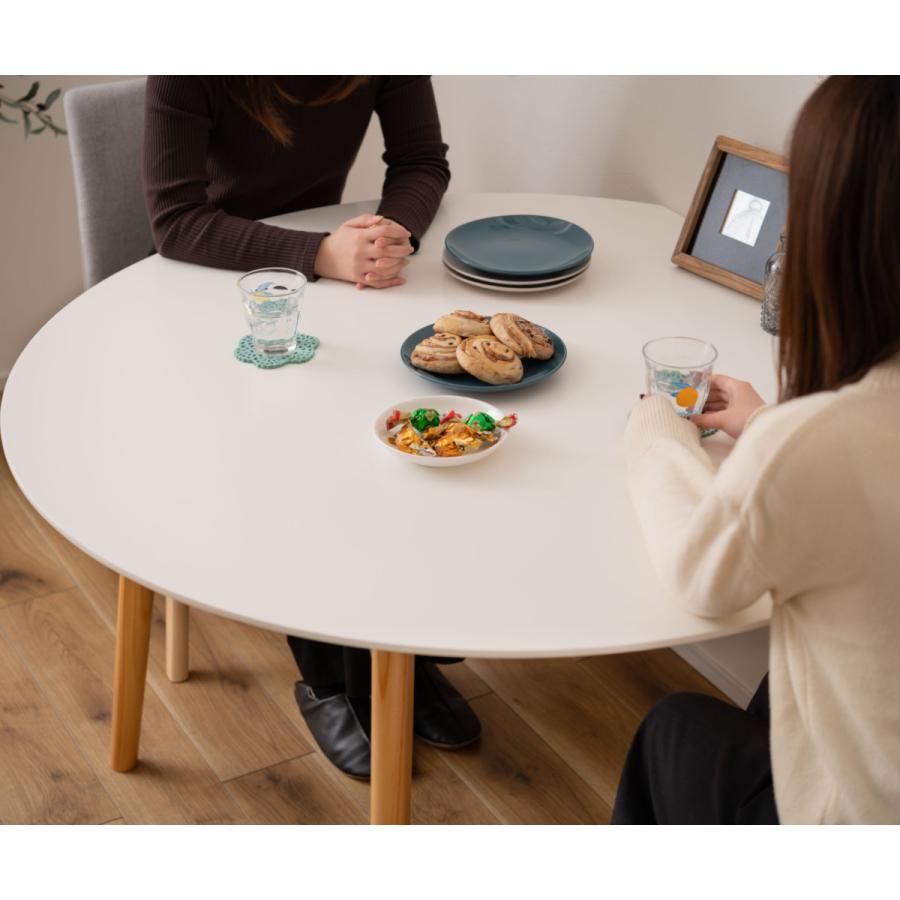 東谷 ダイニングテーブル 幅120cm 4人掛け 変形天板 （ テーブル