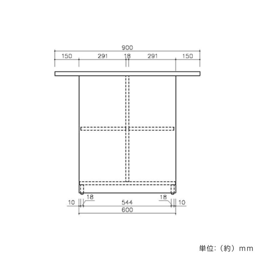 【海外正規品】 オフィステーブル 幅160cm おしゃれ （ 法人限定 収納テーブル 軽作業 作業机 作業台 ）