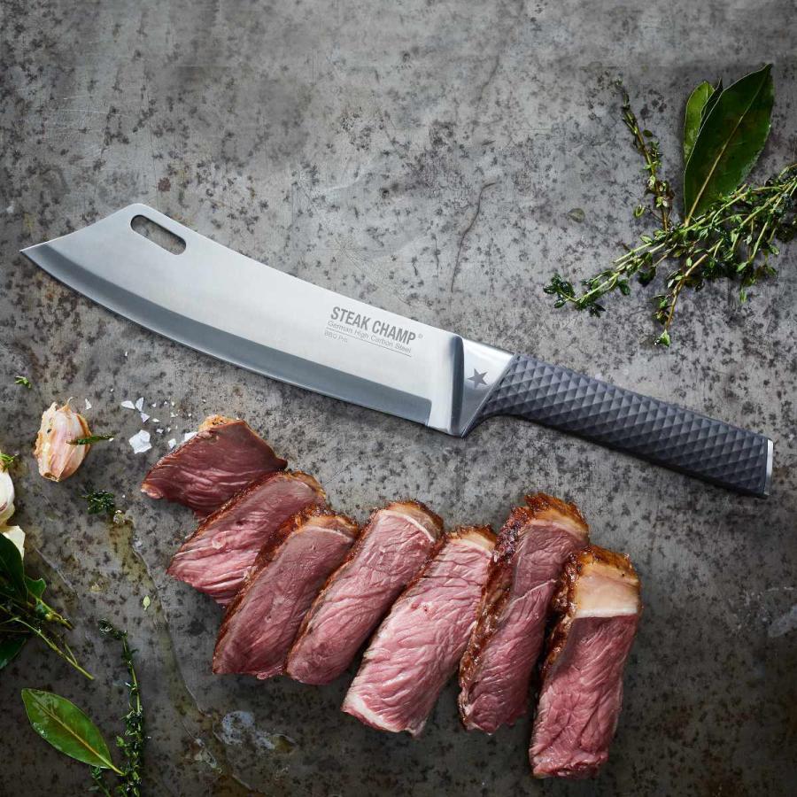 包丁 STEAK CHAMP CHEF'S KNIFE BBQ PRO 22cm アウトドア （ ナイフ