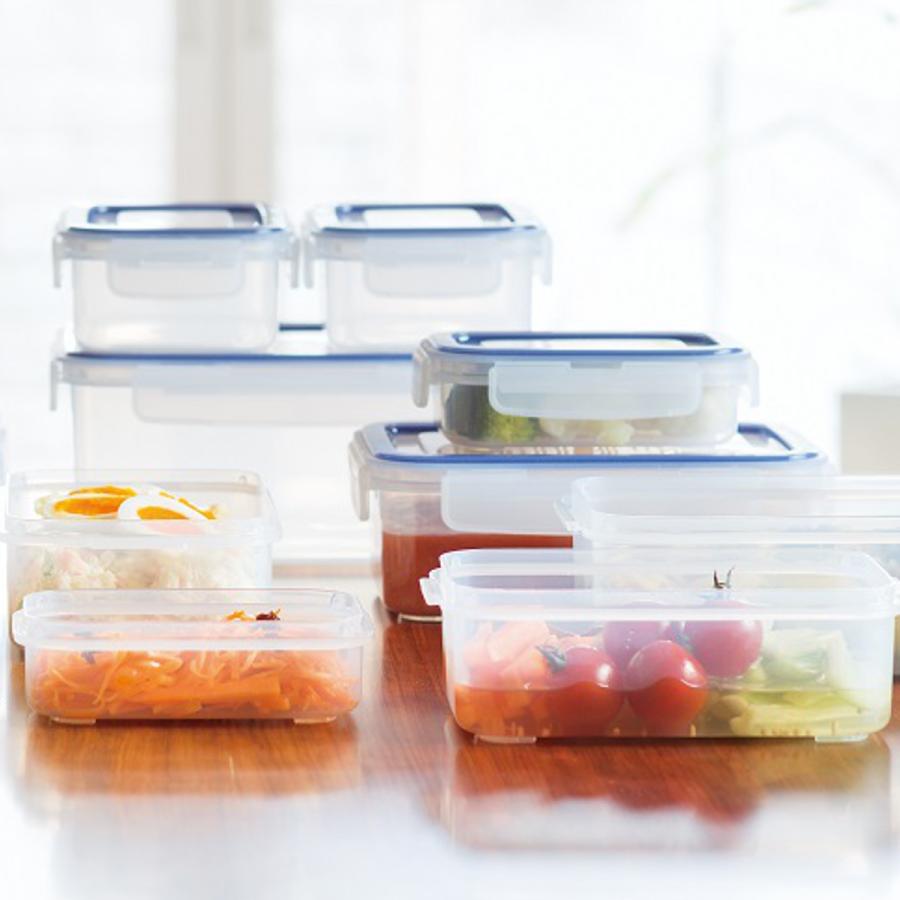 Lustroware（ラストロウェア） 保存容器 650ml 深型 イージーケア 4点