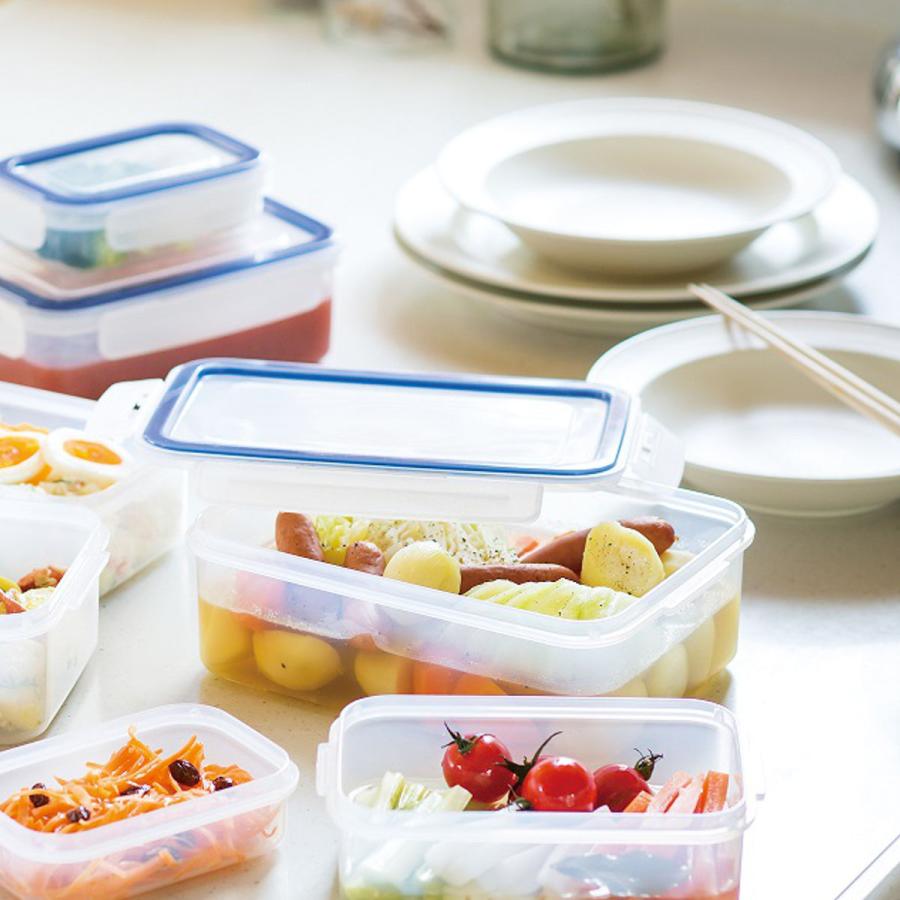 Lustroware（ラストロウェア） 保存容器 1.3L イージーケア 4点ロック