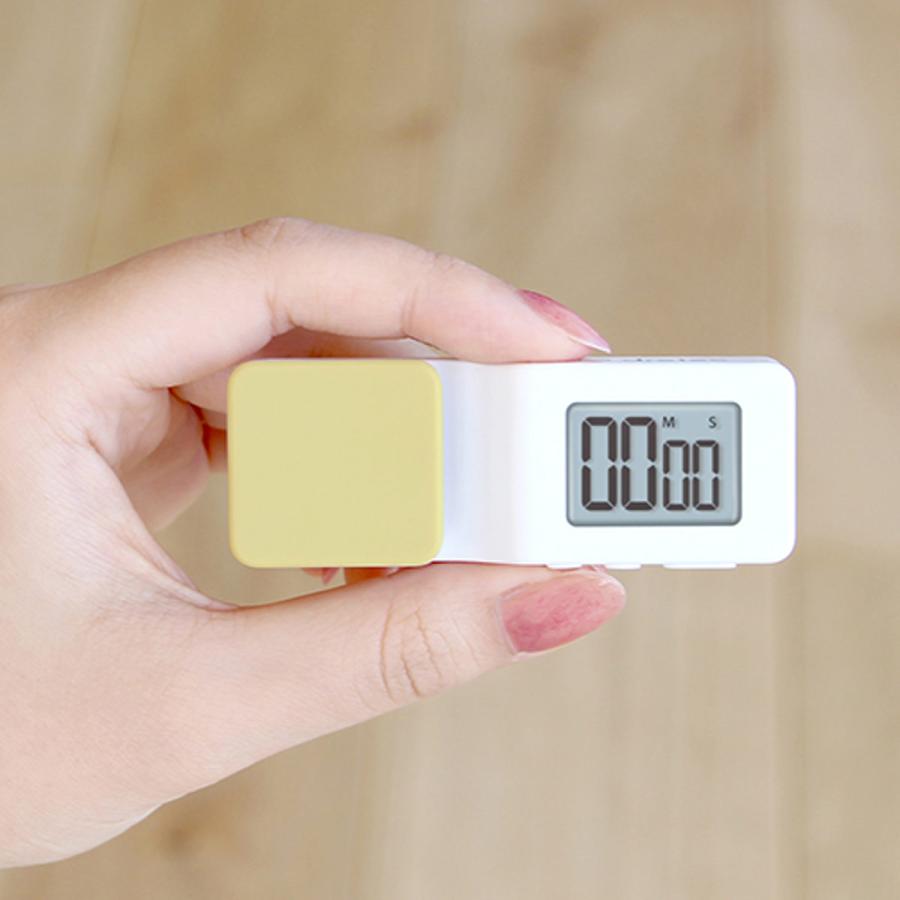 キッチンタイマー　ネスカフェ　チャージ　電池新品 ELPA TIM-01(PK) 大きく見やすいキッチンタイマー 電池式 電池別売り