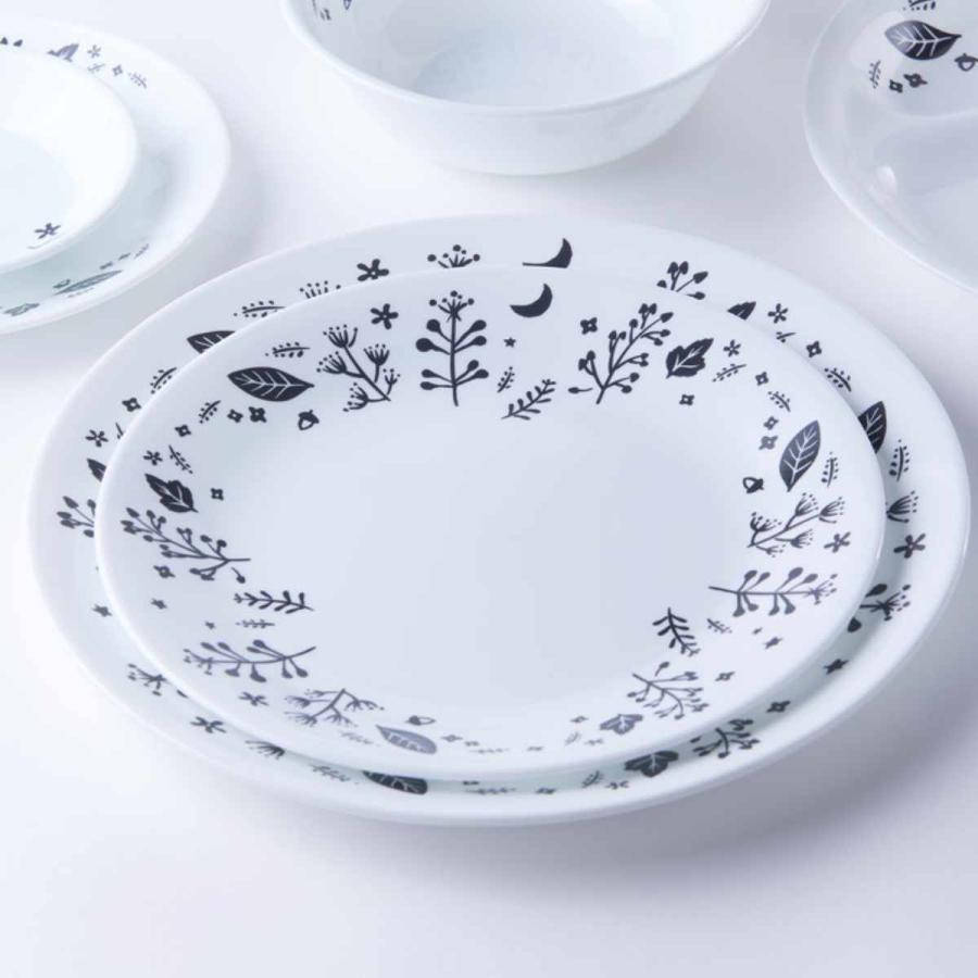 コレール プレート 21.5cm CORELLE 強化ガラス 同柄5枚セット （ 食洗