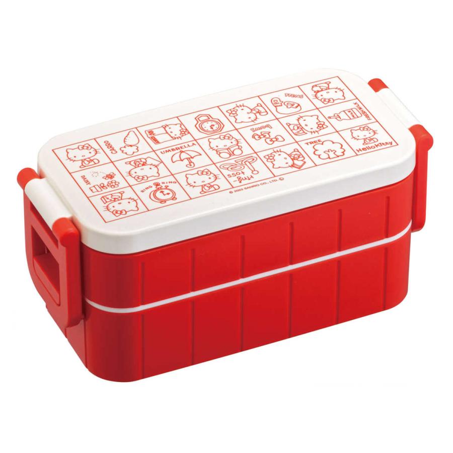 スケーター お弁当箱 抗菌タイトランチボックス 2段 600ml