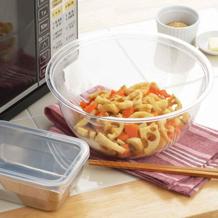 ヨシカワ ボウル 24cm ネオクリア 食洗機対応 日本製 （ ボール 耐熱