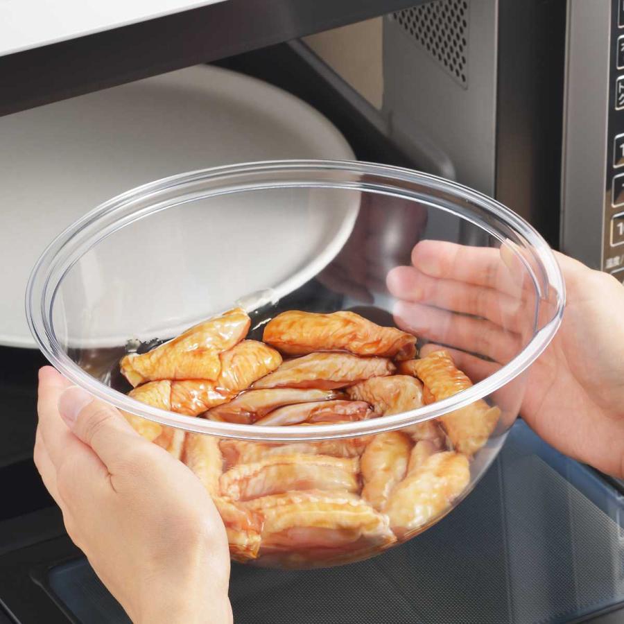 ヨシカワ ボウル 24cm ネオクリア 食洗機対応 日本製 （ ボール 耐熱