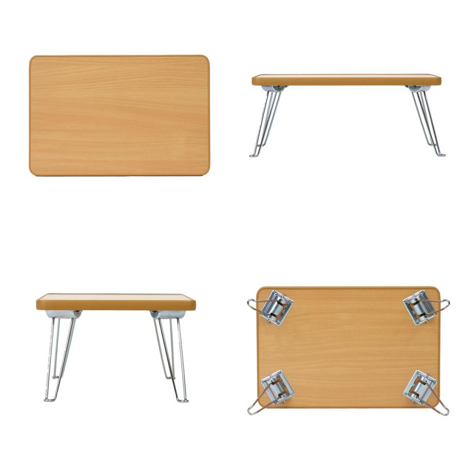 高い品質高い品質折りたたみ テーブル 幅45cm コーナーエッジ 日本製 （ 折れ脚 ミニテーブル コンパクト 小さい 45×30cm ） センター テーブル