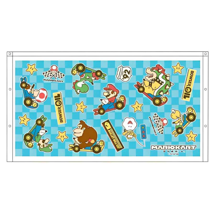 巻きタオル 60×110cm スーパーマリオ （ タオル プール ラップタオル キッズ キャラクター 綿100 ）｜colorfulbox｜02