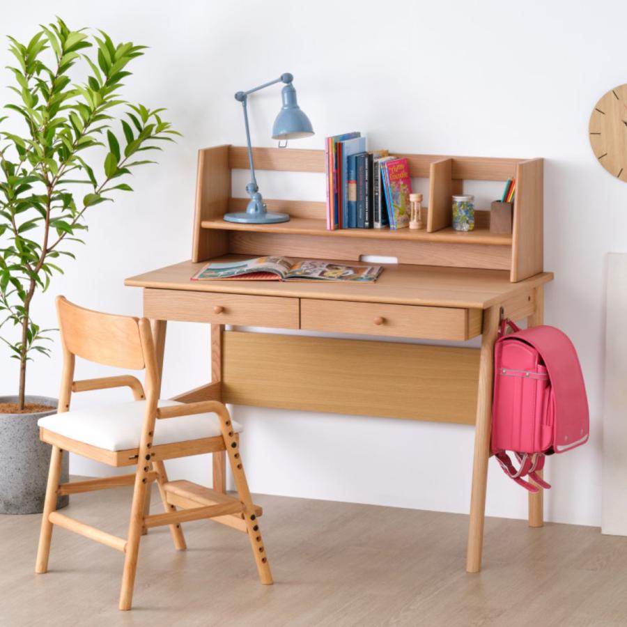 一生紀 学習机 幅105cm シンプル 木製 RESCO （ 学習デスク デスク
