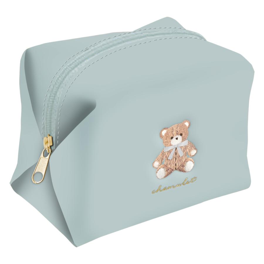 Q-LiA ポーチ チャミュレット キャラメルポーチ 小物入れ