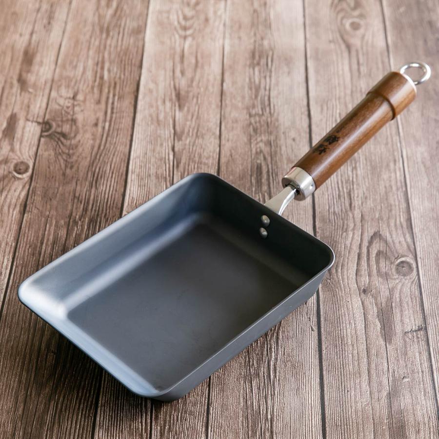 玉子焼き器 鉄製 煌鉄 窒化加工 日本製 ( IH対応 ガス火対応 玉子焼き器 鉄製 煌鉄 窒化加工 日本製 ( IH対応 ガス火対応