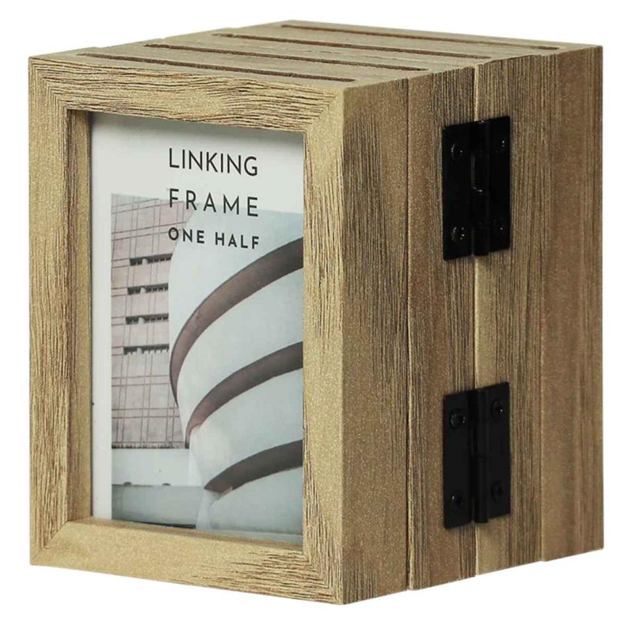 magnet フォトフレーム 4連 ハーフサイズ ハンギング 卓上 （ フォト