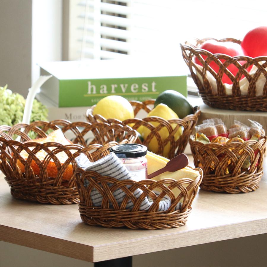 Creer バスケット ユティル ラウンドバスケットL 洗える （ かご