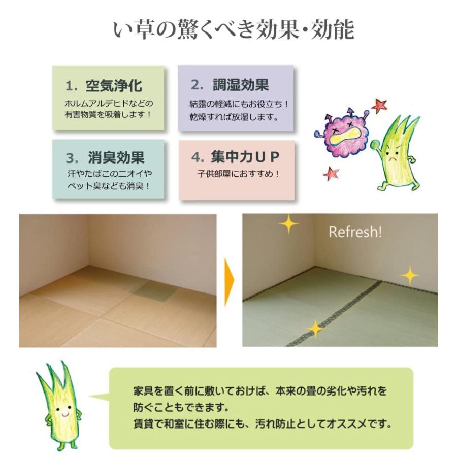 上敷き 純国産 い草 カーペット 双目織 『松』 六一間 2畳 約185 上敷き 純国産 い草 カーペット 双目織 『松』 六一間 2畳 約185