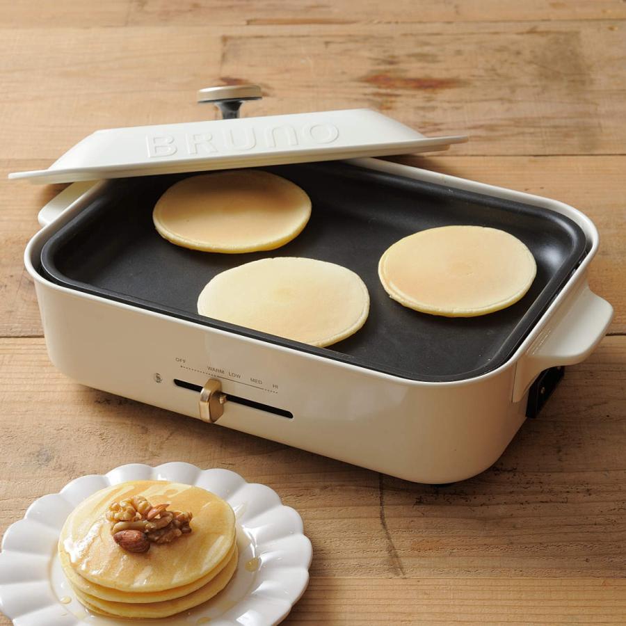 BRUNO コンパクトホットプレート たこ焼きプレート付き 蓋付き BRUNO コンパクトホットプレート たこ焼きプレート付き 蓋付き