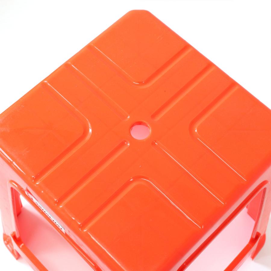 スツール 座面高45.5cm スタッキング可能 プラスチック （ 簡易椅子