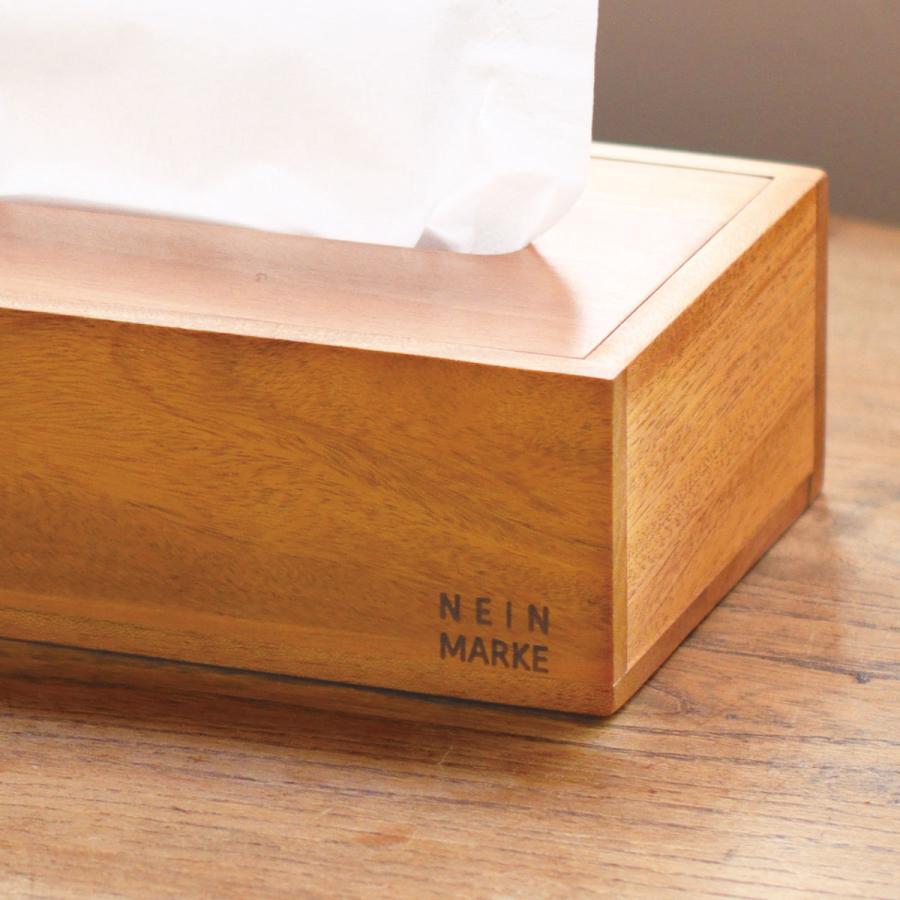 Creer NEIN MARKE ティッシュケース マホガニー ソフトパック 天然木