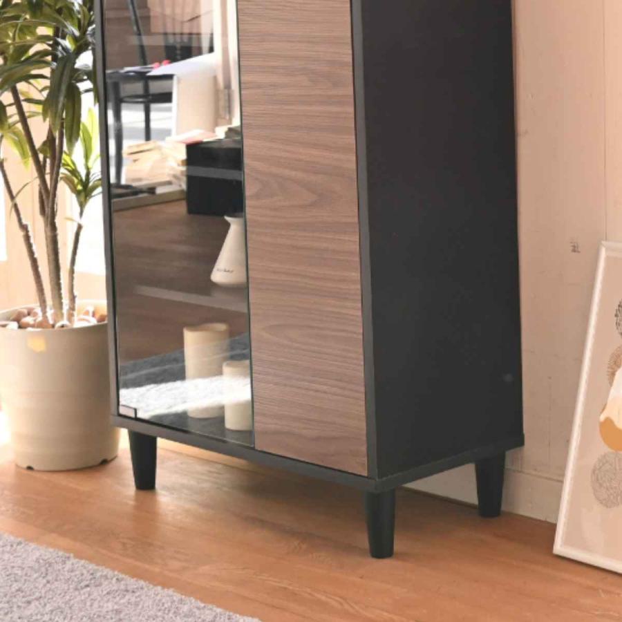 JK-PLAN（ジェイケイ・プラン） キャビネット ガラス扉 組合せ家具