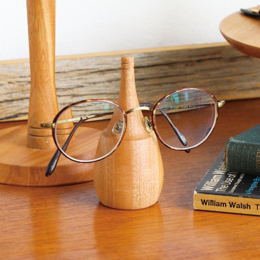 Creer（家具、インテリア） NEIN MARKE マホガニー メガネスタンド