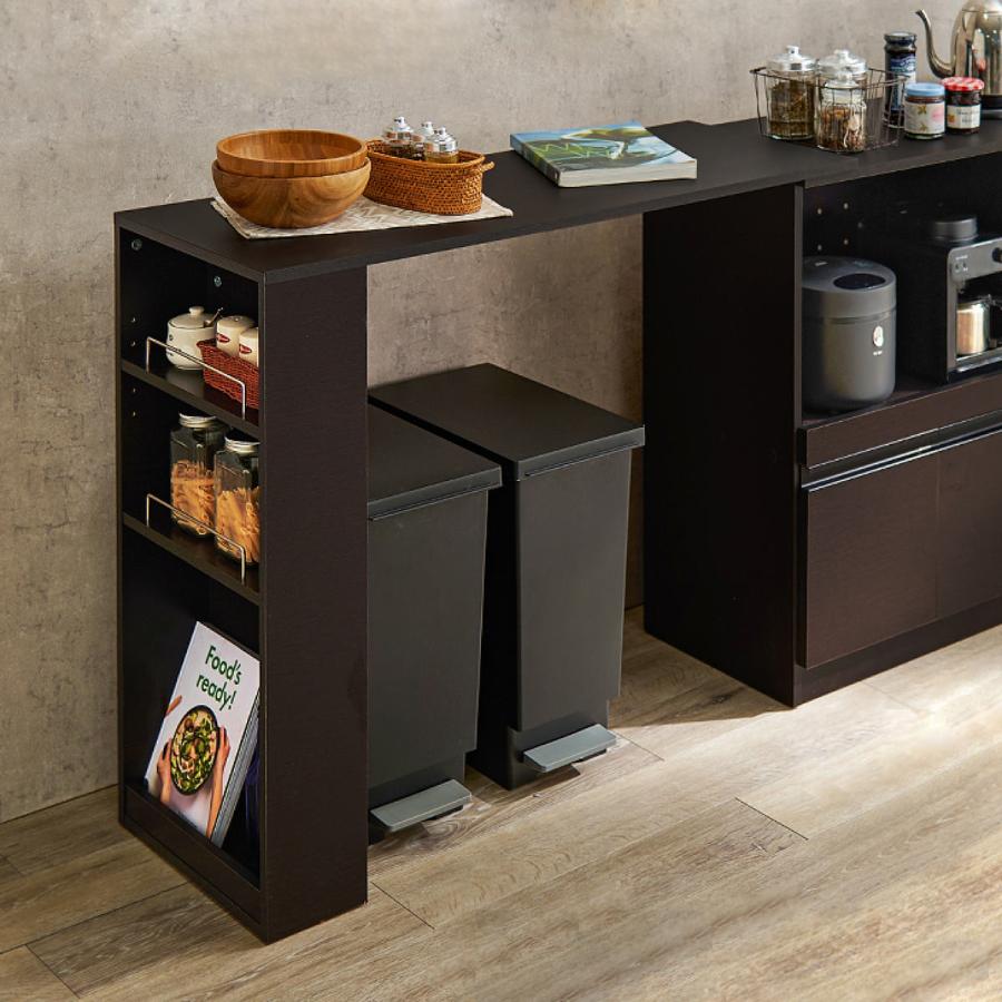 HAGiHARA 拡張テーブル 幅89cm 幅118cm専用 キッチンカウンター