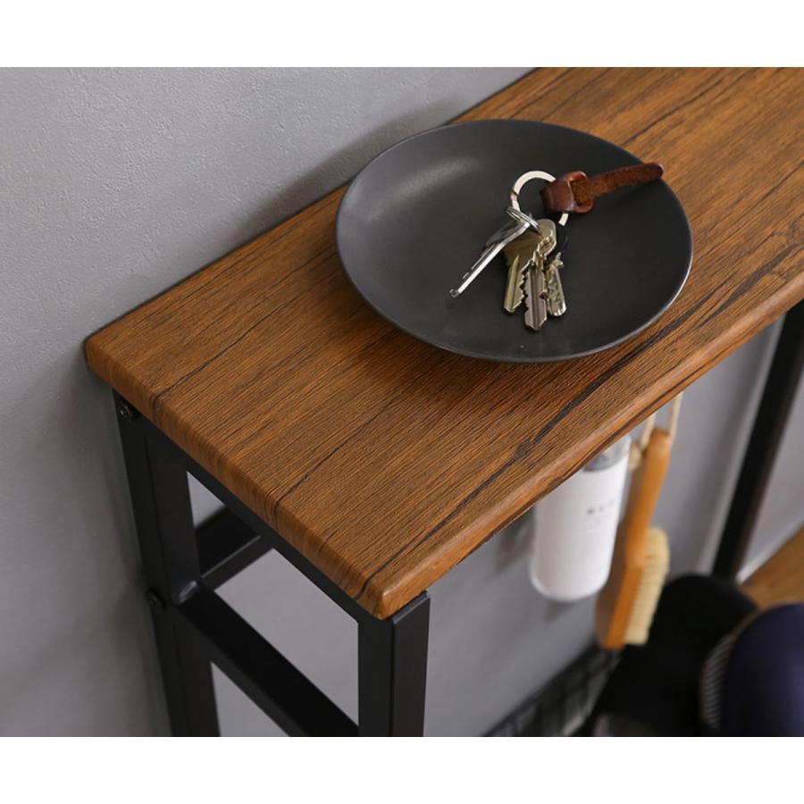 【2色の木製テーブル/棚付き】コンソール/店舗ディスプレイ/カフェ(組み立て式) 2色の木製テーブル/棚付き】コンソール/店舗ディスプレイ/カフェ