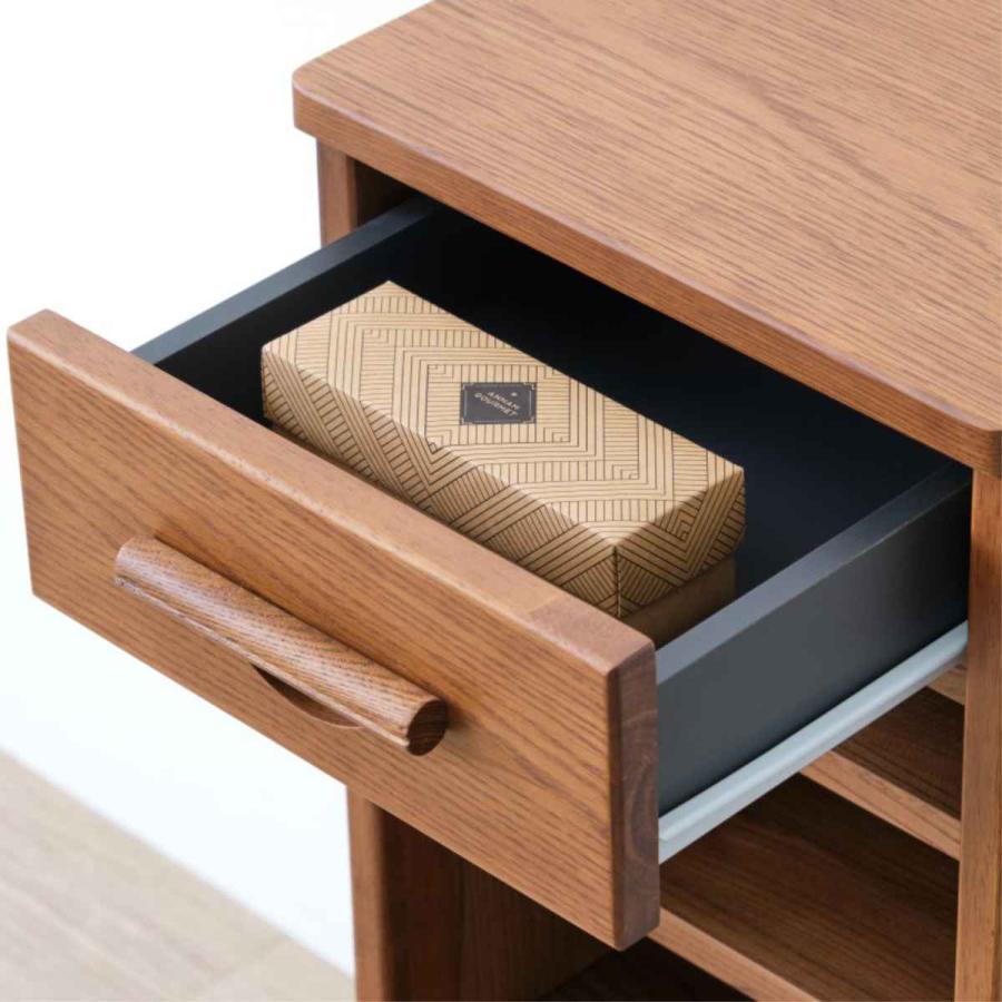 一生紀（ISSEIKI） スリッパラック 北欧風 突板仕上 HENRY2 幅34cm