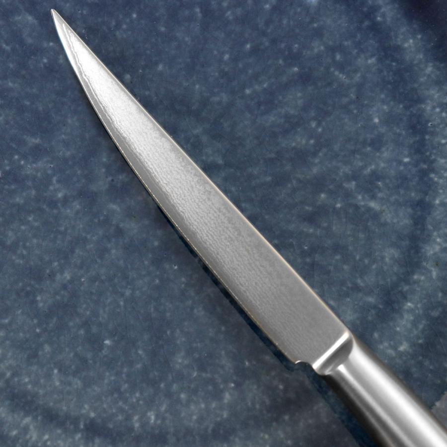 ステーキナイフ 22.5cm 濃州正宗作 ダマスカス ステンレス （ 食