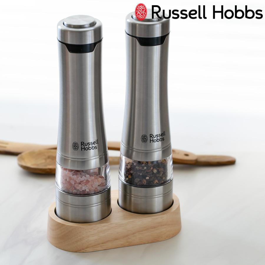 RUSSELL HOBBS 特典付き Russell Hobbs 電動ミル 2本セット 木製 RUSSELL HOBBS 特典付き Russell Hobbs 電動ミル 2本セット 木製