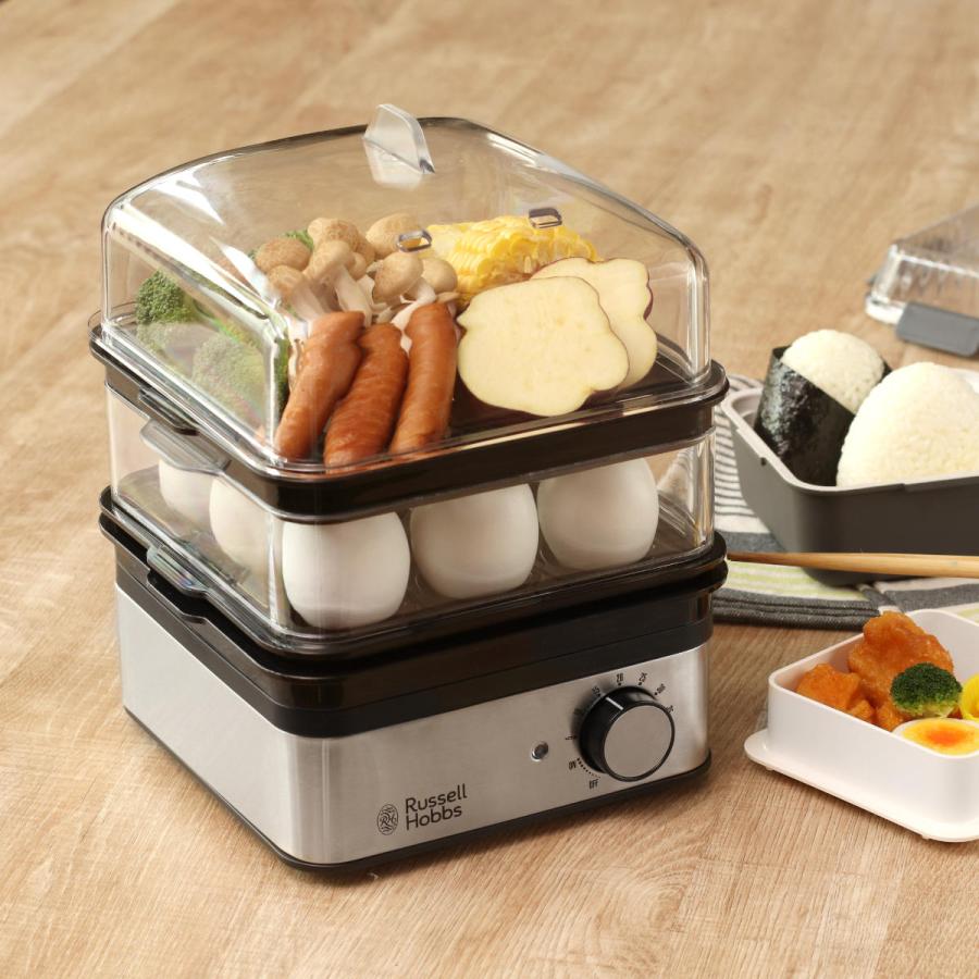 RUSSELL HOBBS 特典付き Russell Hobbs 電動蒸し器 2段 ミニ RUSSELL HOBBS 特典付き Russell Hobbs 電動蒸し器 2段 ミニ