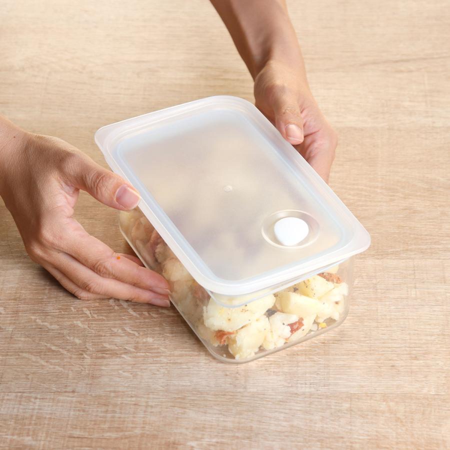 保存容器・ケース Perl パール金属 保存容器 1L Easy Clean 深型密閉保存容器 M （ 日本