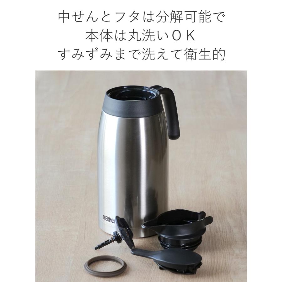 THERMOS サーモス ポット 2L 保温 魔法瓶 TTB-2001 ステンレス