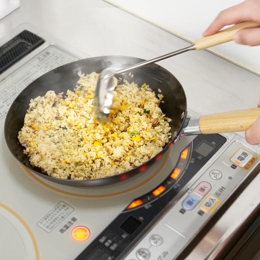 HANAKO+a フライパン20㎝ チタン柄 鉄フライパン 20cm チタン柄 HANAKO 打出し 2.3mm 日本製 （ IH対応