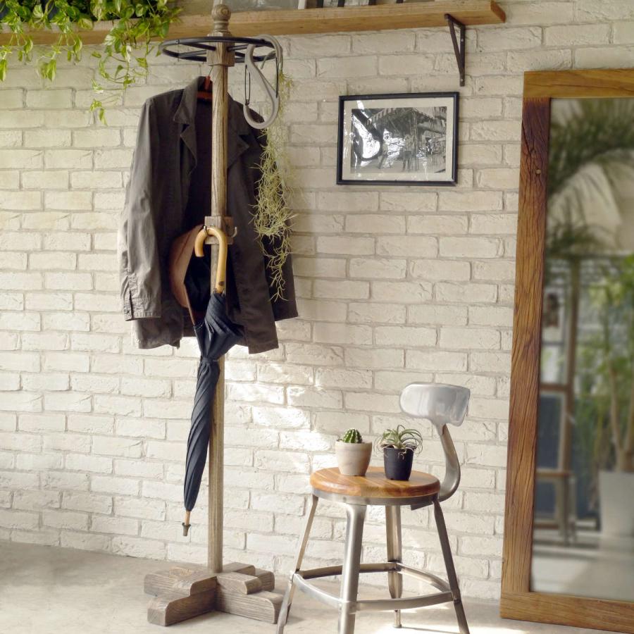 GART コートハンガー 木製 ヴィンテージ調 完成品 高さ175cm