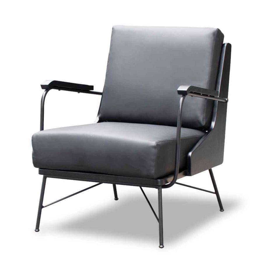 レトロポップ｜クラシック｜レザー｜1シーターアームレスソファ｜①