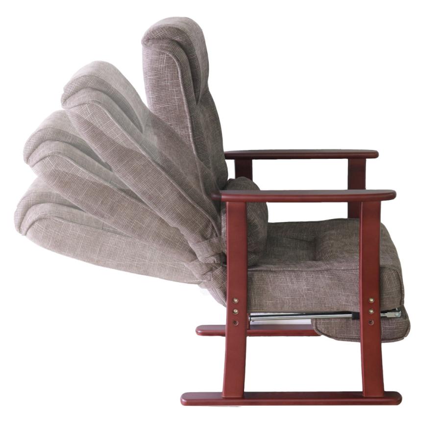 昭和レトロ アジアチェア 高座椅子 3段階リクライニング フットレスト 籐製 昭和レトロ アジアチェア 高座椅子 3段階リクライニング フットレスト