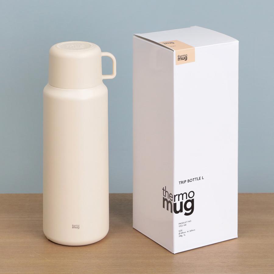 thermo mug（サーモマグ） 水筒 1L TRIP BOTTLE L コップ付き 保温