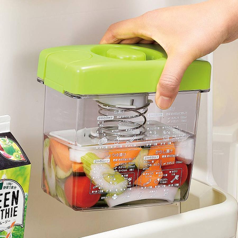 下村工業 漬物容器 フルベジ 漬物器 ドアポケットサイズ